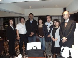 Meeting with leaders in Japan