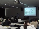 Naka-san speaking at INETA conference